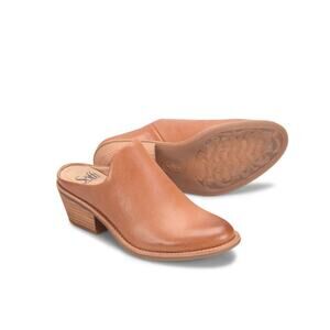 Sofft Ameera Caramel Leather Women's Mule Size 10M